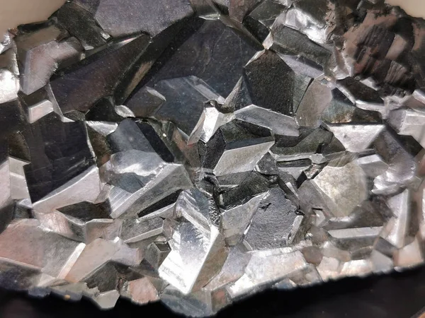Natürliche Mineraltextur Aus Galenit Als Schöner Hintergrund — Stockfoto