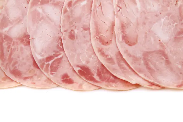 Tsjechische Salami Textuur Als Zeer Mooi Voedsel Achtergrond — Stockfoto