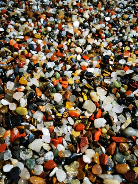 Renkli Değerli Taşlar Doku Doğal Güzel Arka Plan Olarak — Stok fotoğraf