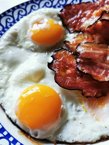 English Breakfast Texture Very Nice Food Background — Stock Photo, Image