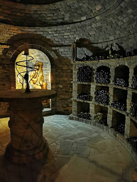 Czech Cumhuriyeti Nden Güzel Bir Şarap Mahzeni — Stok fotoğraf