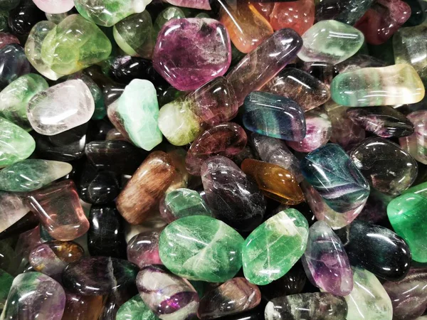 Florit Mineral Dokusu Çok Güzel Doğal Bir Arkaplan Telifsiz Stok Fotoğraflar