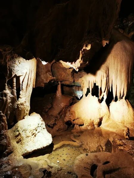 Grandes Grottes Anciennes Pomezi République Tchèque — Photo