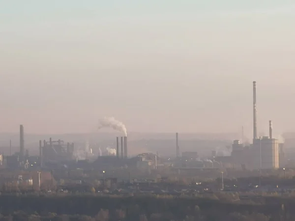 Pollution Ostrava City Czech Republic Big Problem — Stock Photo, Image