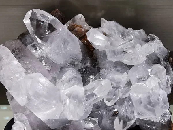 Кристалічний Кальцитовий Мінерал Гарний Природний Фон — стокове фото
