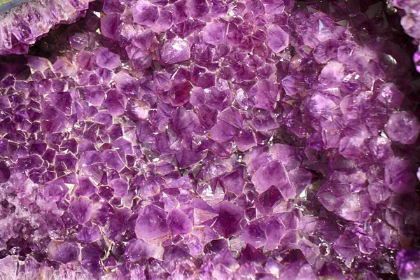 Ametist Mineral Textur Som Fin Naturlig Bakgrund — Stockfoto