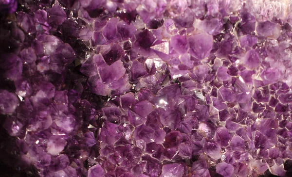 Ametist Mineral Textur Som Fin Naturlig Bakgrund — Stockfoto