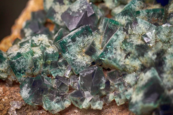 Fluorite Mineral Texture Very Nice Natural Background — Stock Photo, Image