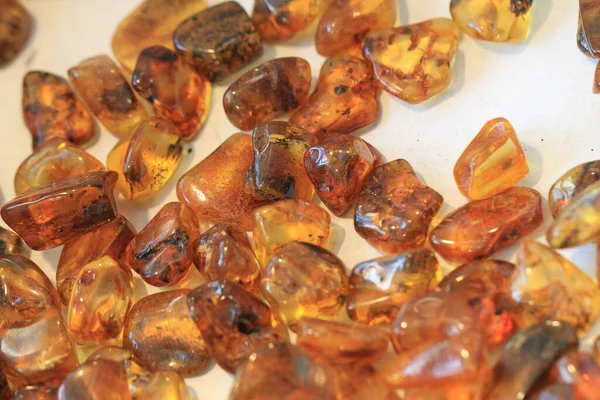 Amberkleurige Minerale Textuur Als Zeer Mooie Achtergrond Stockfoto