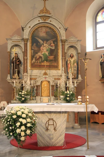 Интерьер Чешской Церкви Красивое Место — стоковое фото