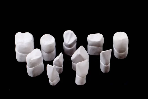 Різні Єкти Моделі Зубів Стоматологічної Школи — стокове фото