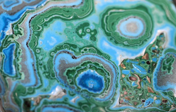 Malachit Mineralische Textur Als Sehr Schöner Natürlicher Hintergrund Stockbild