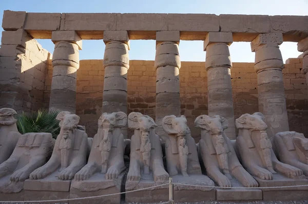 Gran Salón Hipóstilo Los Templos Karnak Egipto —  Fotos de Stock