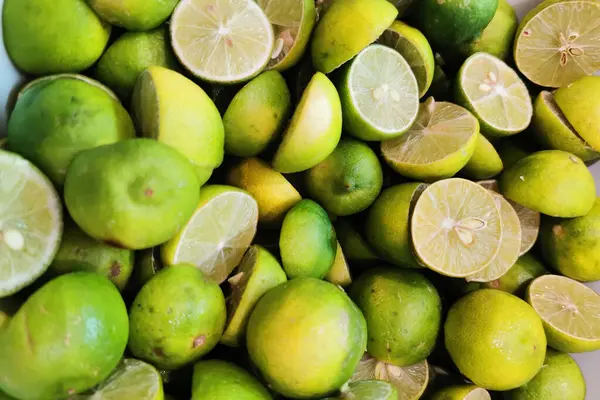 Textura Fruta Lima Como Fondo Alimentos Naturales Agradable — Foto de Stock