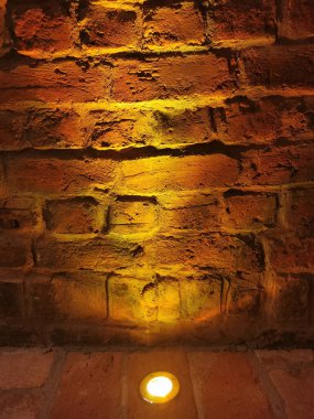 Güzel bir geçmiş olarak eski duvar tuğlası dokusu