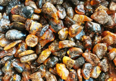 Amber mineral doku çok güzel doğal arka plan olarak