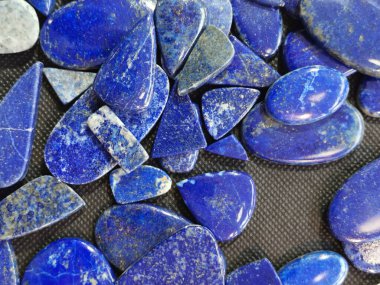 Sodalite mineral dokusu güzel doğal arkaplan olarak
