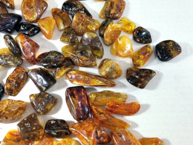 Amber mineral doku çok güzel doğal arka plan olarak