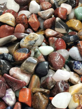 doğal mineral koleksiyonunu güzel bir arkaplan olarak seç