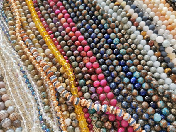 gems bracelet texture as nice natural background