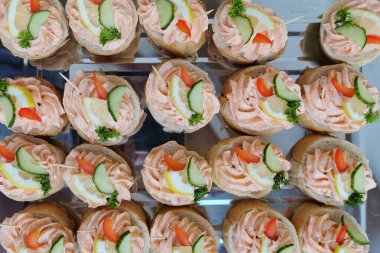 sağlıklı czech sandviçleri tipik kolay yiyecekler. 