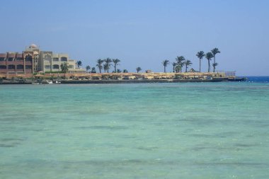 Sabah Hurghada 'da Mısır plajı