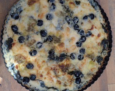 Ev yapımı pizza harika bir yemek arka planı.