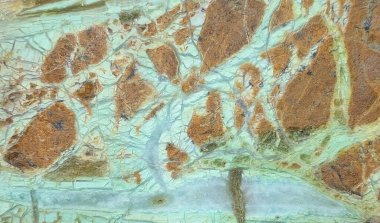 Garnierite mineral dokusu çok güzel doğal bir arka plan.