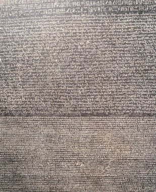 Eski Mısır hiyeroglifleri güzel bir tarih dokusu olarak