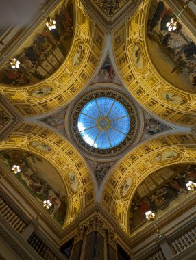 Tarihin bir parçası olarak Prag 'daki ulusal müzenin içi