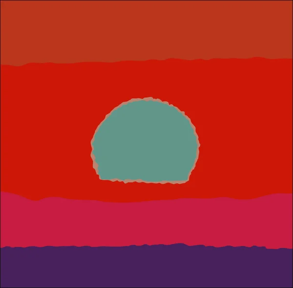 Andy Warhol Sonnenuntergangsvektor Folge — Stockvektor