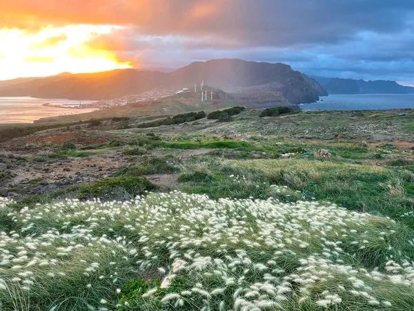Пейзаж Острова Мадейра Ponta Sao Lourenco Португалия — стоковое фото