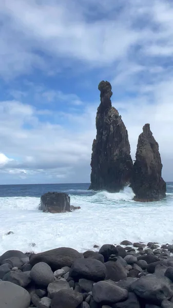 Вид Скальную Формацию Джанела Океане Мэдисон — стоковое фото