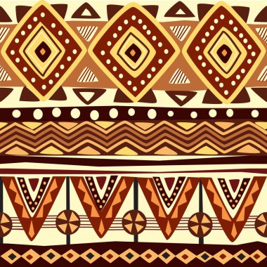 Kusursuz desenli kabile dokusu, basit tarzda etnik geçmiş.