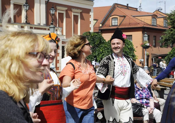 Klaipeda Lituânia Julho 2017 Festival Internacional Património Cultural Bistritsa Bulgária Imagens De Bancos De Imagens