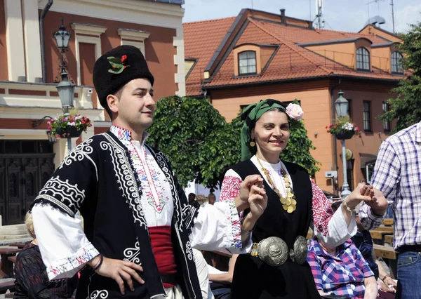 Klaipeda Lituânia Julho 2017 Festival Internacional Património Cultural Bistritsa Bulgária Imagens De Bancos De Imagens Sem Royalties