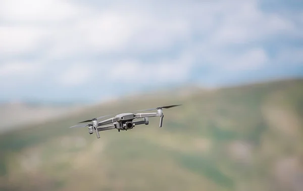 stock image The drone takes pictures of the Carpathian mountains, Ukraine, Europe.