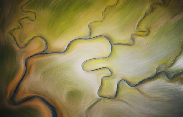 Abstract Green Blur Texture Effect Blurred Veins Water Stream Backdrop — Stock Fotó