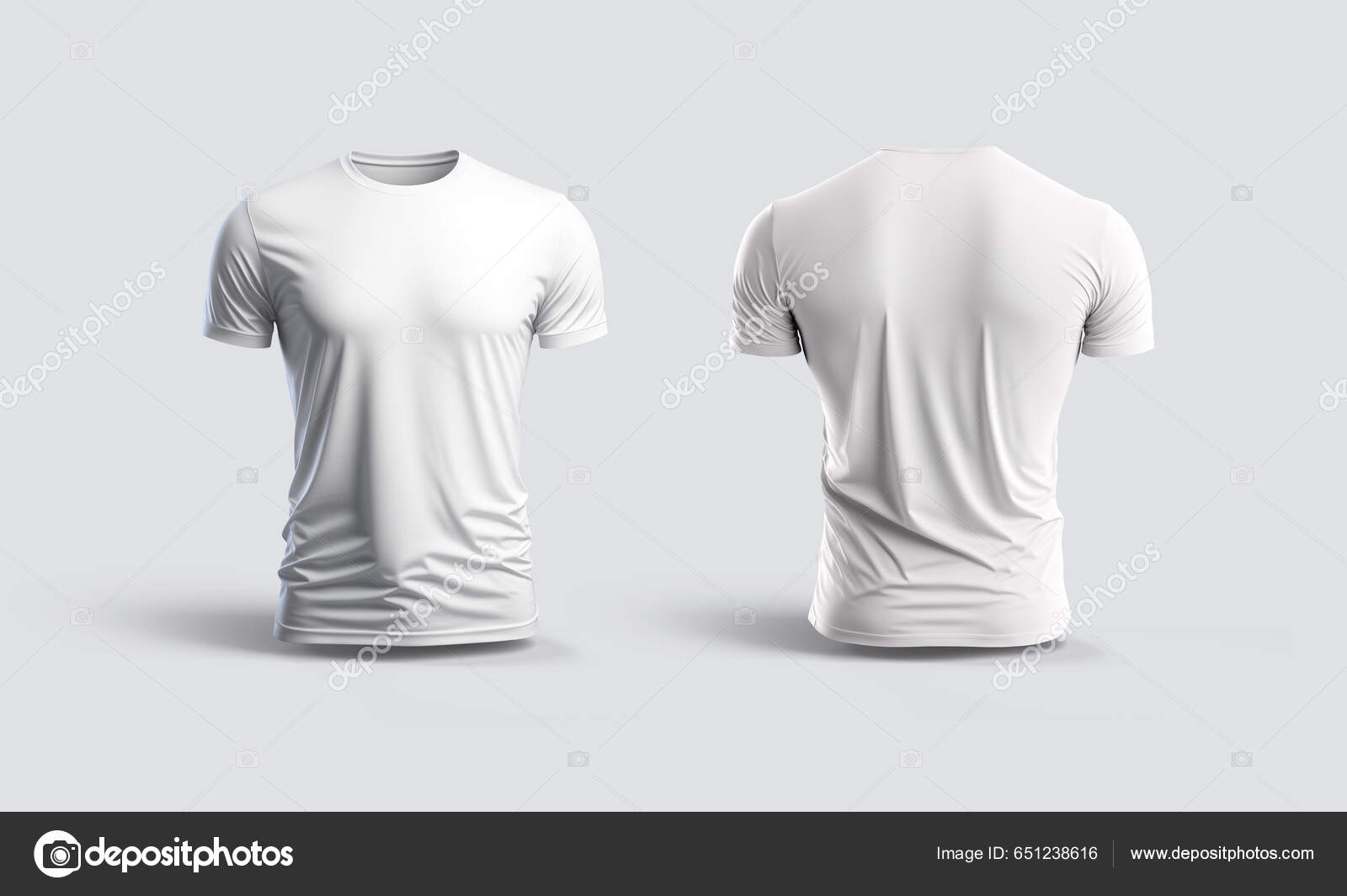 Isolated Shirt Shadow Mockup Template Jersey White Background Rendering  Stock Photo by ©sdecoret 651238616