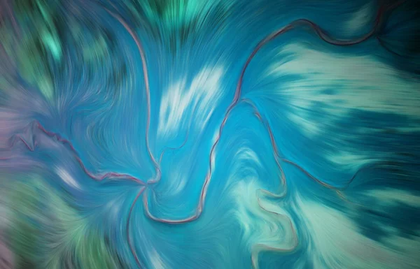 Abstract Blue Blur Texture Effect Blurred Veins Water Stream Backdrop — стоковое фото