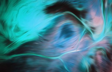 Abstract blue blur texture effect. Blurred veins water stream backdrop with a smoke style. Smooth motion illustration for your graphic design, banner, background, wallpaper or poster. 3D rendering