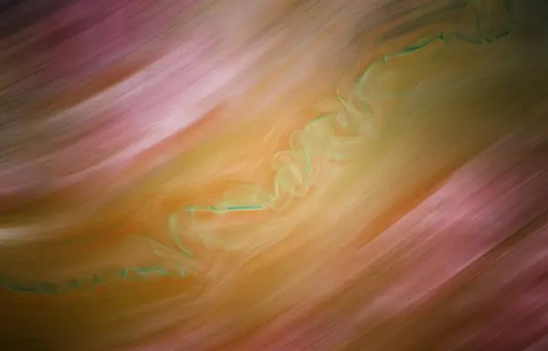 Abstract Orange Green Blur Texture Effect Blurred Veins Water Stream Stockbild