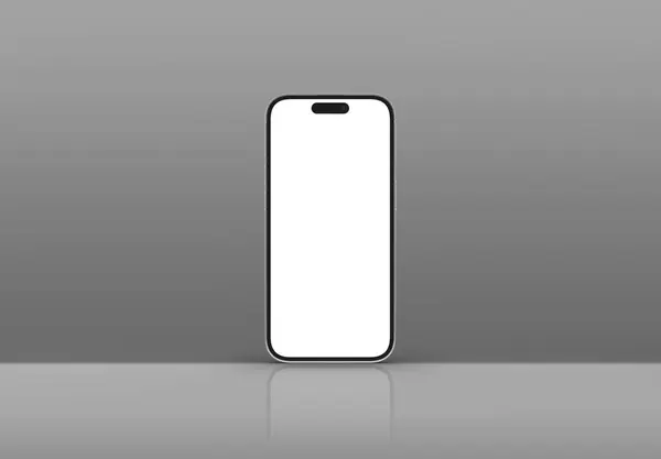 2024年2月27日 新发布的Apple智能手机 Iphone Pro Max Silver Color 灰色3D渲染的手机模型 图库图片