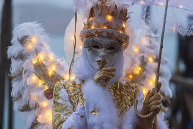 VENICE, ITALY, EVROPA- February 19 2023 - The Carnival of Venice (Italian Carnevale di Venezia) is an annual festival, held in Venice, Italy.