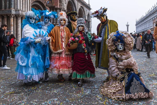 stock image VENICE, ITALY, EVROPA- February 19 2023 - The Carnival of Venice (Italian Carnevale di Venezia) is an annual festival, held in Venice, Italy.