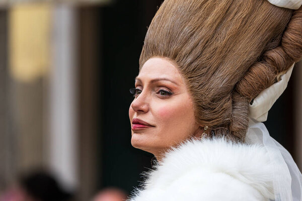 VENICE, ITALY, EVROPA- February 19 2023 - The Carnival of Venice (Italian Carnevale di Venezia)