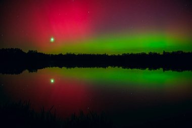 Aurora Borealis, Orta Avrupa 'nın son 20 yılının en büyüklerinden biri.,