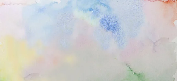 Pastel Renklerde Soyut Suluboya Arka Plan Metin Için Boşluk — Stok fotoğraf