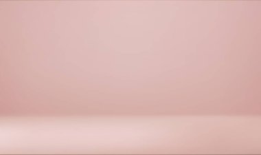 3D boş pembe stüdyo, sahne ışığı efektiyle soyut bir arka plan. Ürün vitrini arka planı. Grafik tasarım poster pankartı ve arkaplan konsepti. 3D görüntüleme. Vektör illüstrasyonu