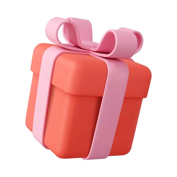 Rendre Boîte Cadeaux Isolés Sur Fond Blanc Cadeaux Décoration Vacances — Image vectorielle